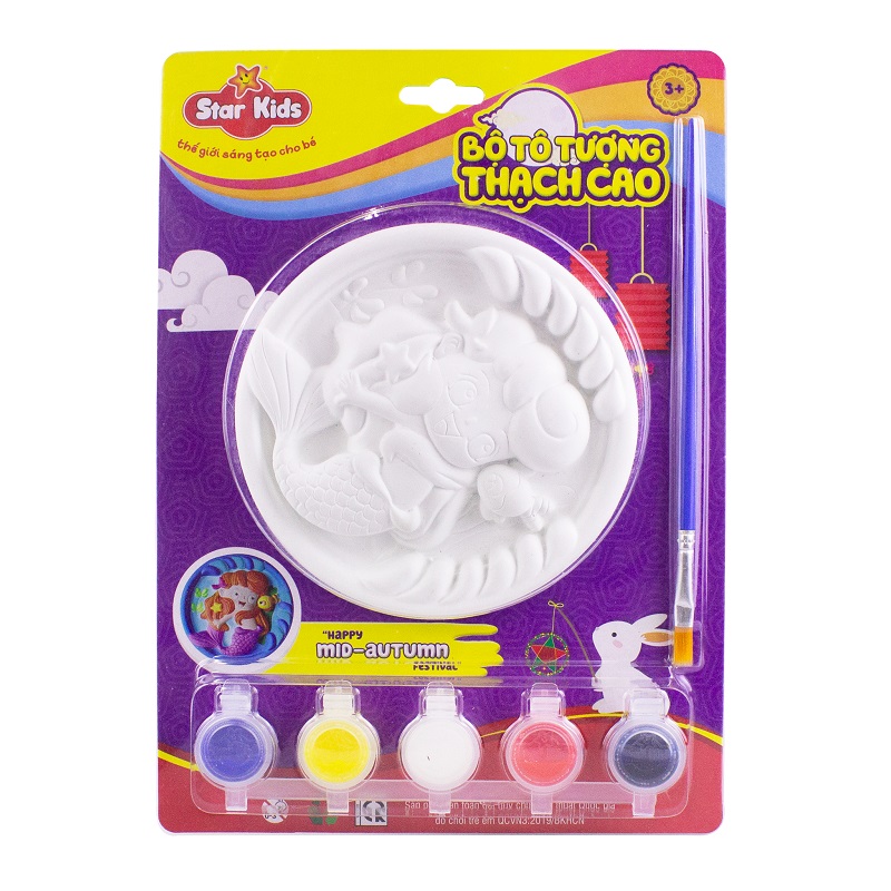 Đồ Chơi Trẻ Em R - Star Bộ Tô Tượng Thạch Cao Nàng Tiên Cá