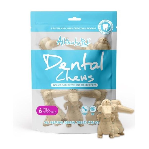 Gặm Sạch Thơm Miệng - Cá Sấu Vị Sữa Altimate Pet 150G