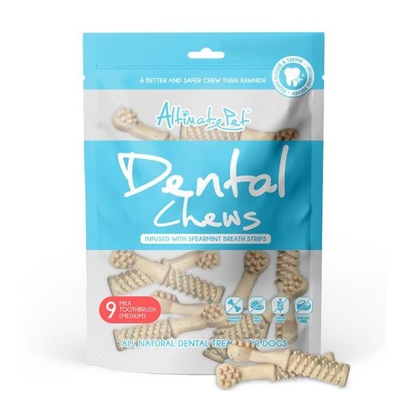 Gặm Sạch Thơm Miệng - Bàn Chải Vị Sữa Nhỏ Altimate Pet 150G