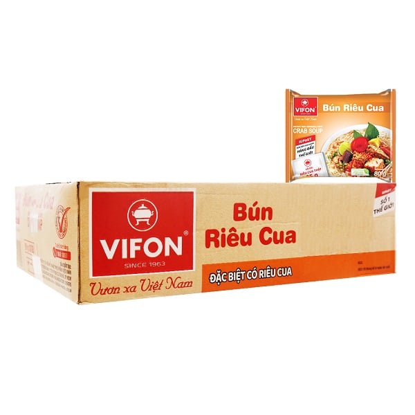 Thùng 30 Bún Riêu Cua Vifon 80G