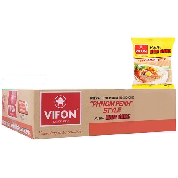 Thùng 30 Hủ Tiếu Nam Vang Vifon 65G