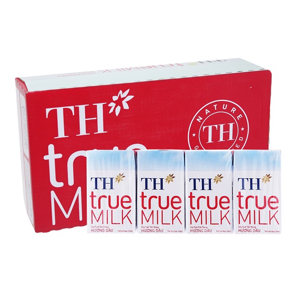Thùng 48 Sữa Th Dâu 110Ml