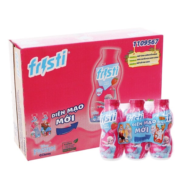 Thùng 48 Sữa Chua Uống Fristi Dâu 80Ml