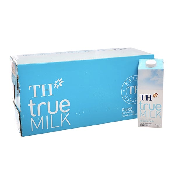 Thùng 12 Sữa Th Không Đường 1L