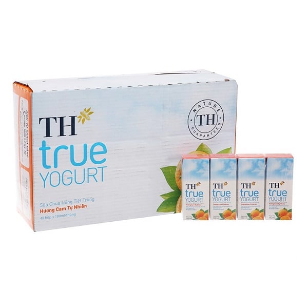 Thùng 48 Sữa Chua Uống Th Cam 180Ml