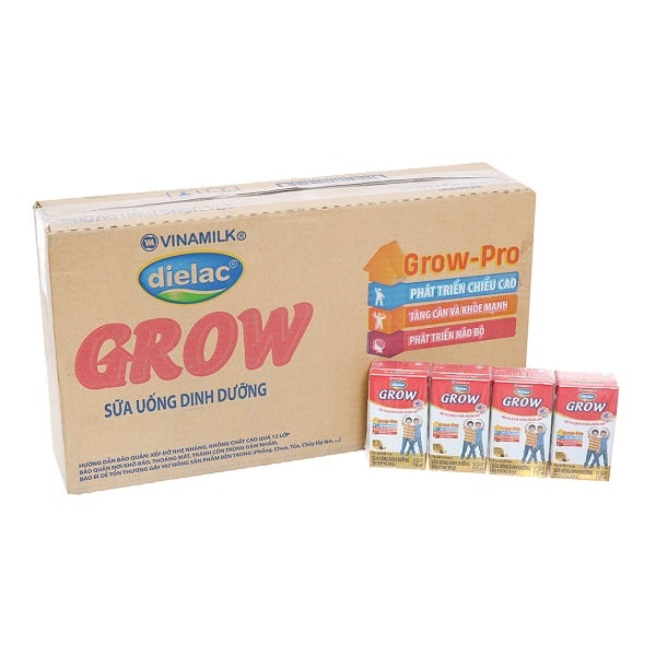 Thùng 48 Sữa Bột Pha Sẵn Dielac Grow 110Ml