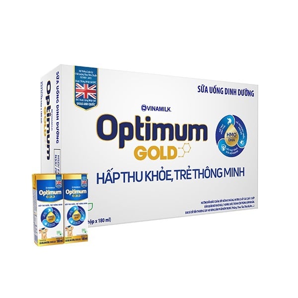 Thùng 48 Sữa Bột Pha Sẵn Optimum Gold 180Ml