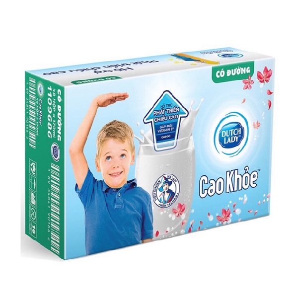Thùng 48 Sữa Cô Gái Hà Lan Cao Khỏe Có Đường 110Ml