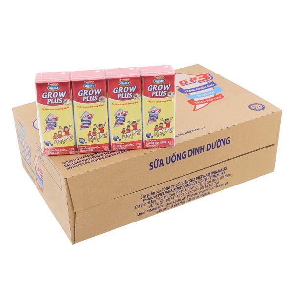 Thùng 48 Sữa Bột Pha Sẵn Dielac Grow Plus 180Ml