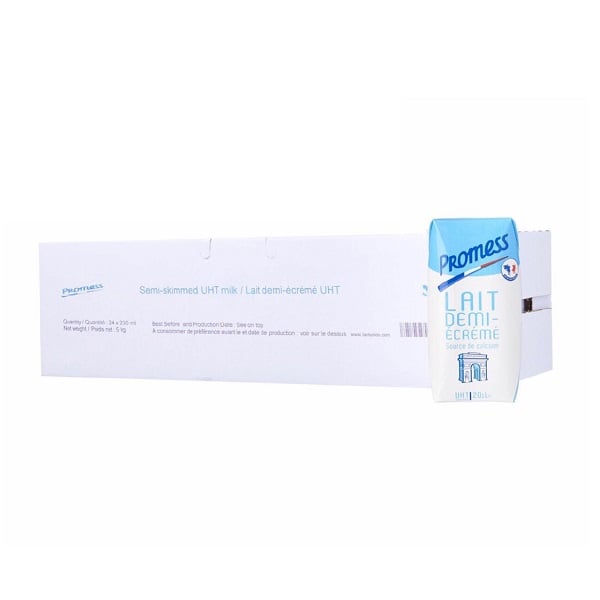 Thùng 24 Sữa Promess Ít Béo 200Ml