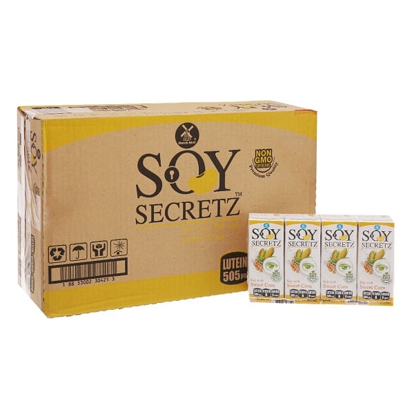 Thùng 48 Sữa Đậu Nành Soy Secretz Bắp 180Ml