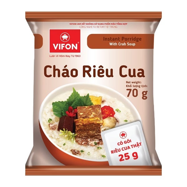 Cháo Riêu Cua Vifon 70G