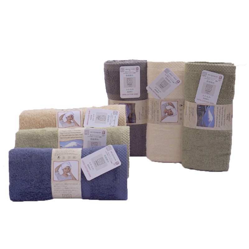 Khăn Quấn Đầu Cotton Unobaby/01 38X86Cm 140G