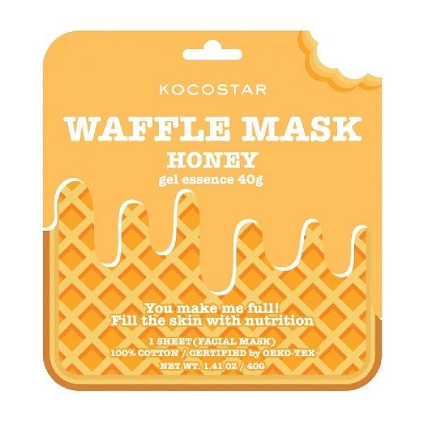 Mặt Nạ Mật Ong Cấp Ẩm Kocostar Waffle Mask Honey 40g (Store 5871,5873)