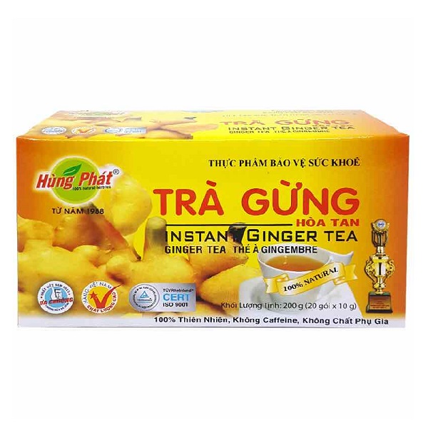 Trà Gừng Hùng Phát Hòa Tan 20X10G