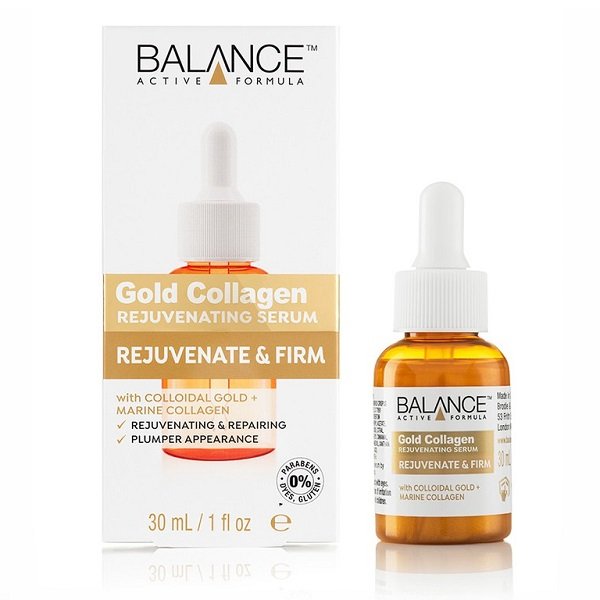 Serum Dưỡng Căng Bóng Da, Ngừa Lão Hóa Balance Active Formula Gold Collagen Rejuvenating Serum 30Ml
