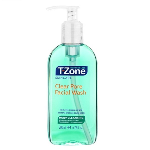 Gel Rửa Mặt Sạch Sâu Tinh Chất Tràm Trà Newtons Labs T - Zone Clear Pore Facial Wash 200Ml