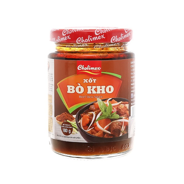 Xốt Bò Kho Cholimex 180G (Hũ)