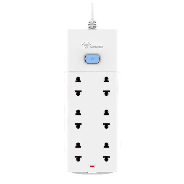 Ổ Cắm Điện Gongniu 6 Lỗ 1 Ct V1060(3M, Gnvn)