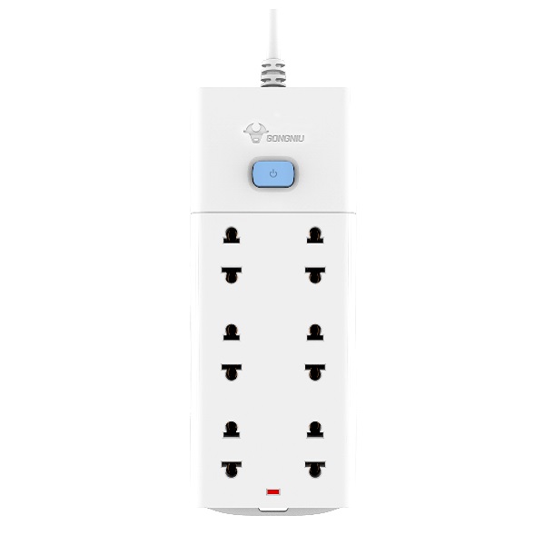 Ổ Cắm Điện Gongniu 6 Lỗ 1 Ct V1060(5M, Gnvn)