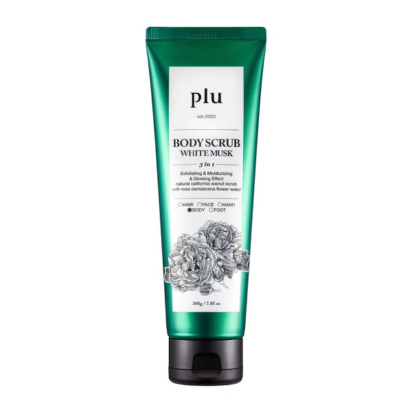 Tẩy Tế Bào Chết Toàn Thân Xạ Hương Trắng Plu Body Scrub White Musk 200G