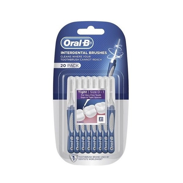 Bàn Chải Kẽ Răng Oral B Interdental Brush Hộp 20 Cái