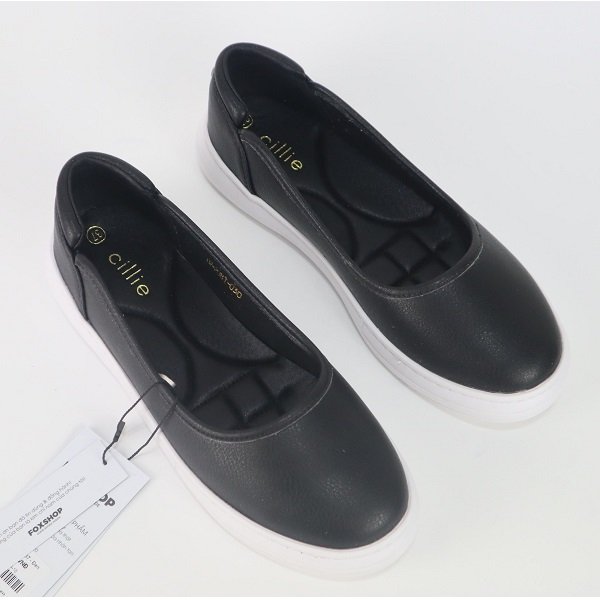 Giày Búp Bê Cillie Đế Thể Thao Cillie Màu Đen 1155 (Store 5703)