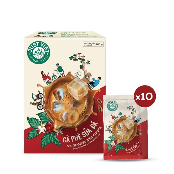 Cà Phê Sữa Đá 3in1 Justviet 24x22g