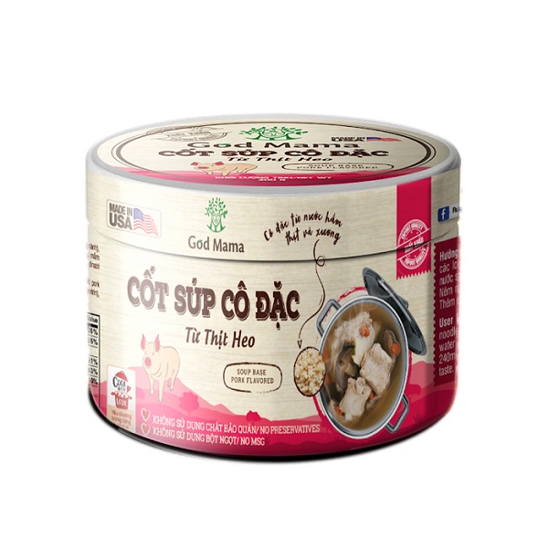 Cốt Súp Cô Đặc God Mama Thịt Heo 200G