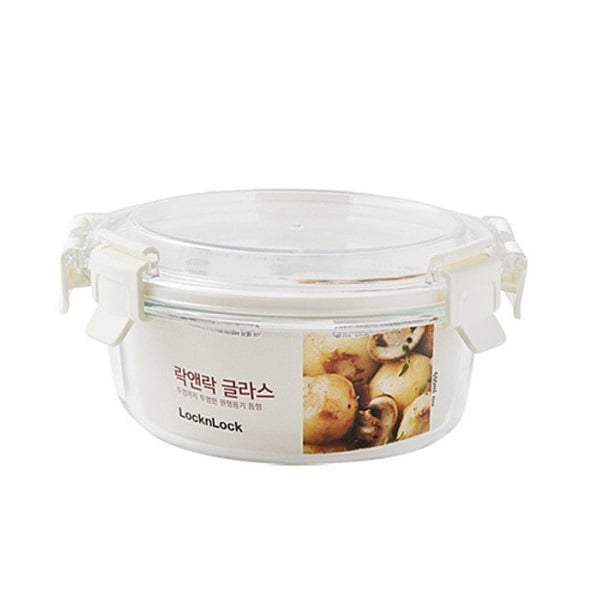 Hộp Thủy Tinh Nắp Tritan Lock&Lock 950Ml Trắng Llg896