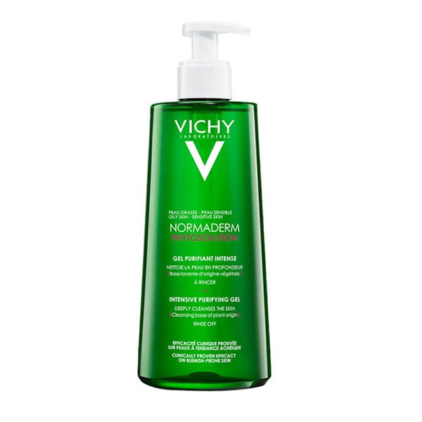 Sữa Rửa Mặt Dạng Gel Sạch Sâu & Giảm Nhờn Vichy Normaderm Phytosolution Gel Purifiant Intense 400Ml
