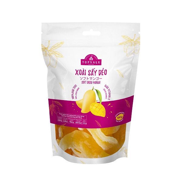 Xoài Sấy Dẻo Aeon Topvalu 100G
