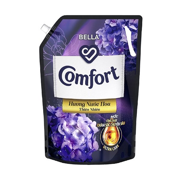 Nước Xả Vải Comfort Nước Hoa Thiên Nhiên Bella Túi 1.8L