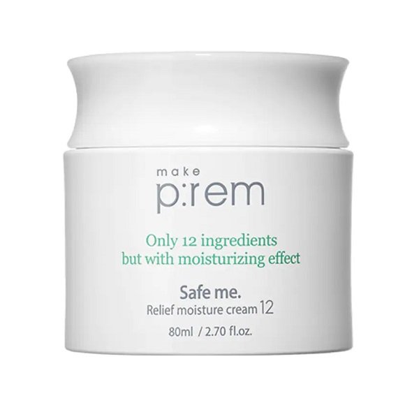Kem Dưỡng Ẩm Phục Hồi Make P:rem Safe Me. Relief Moisture Cream 12 80Ml
