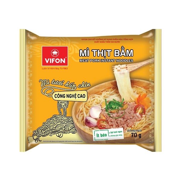 Mì Tươi Vifon Thịt Bằm 70G