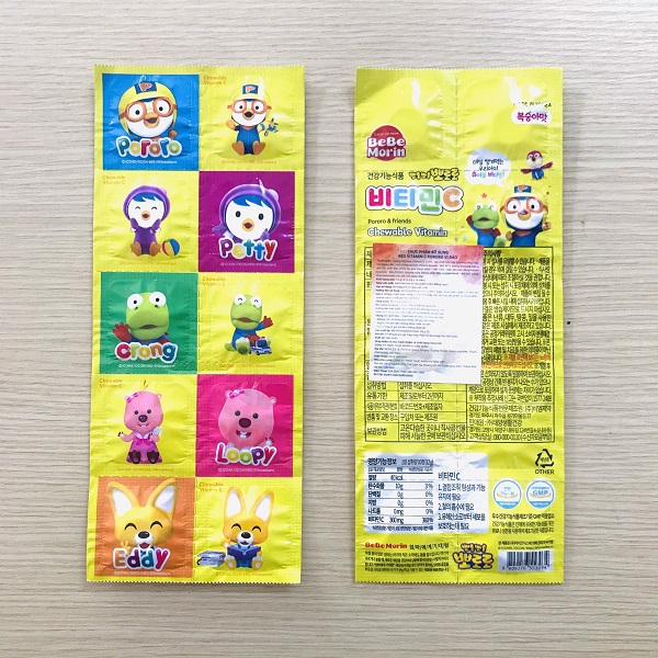 Thực Phẩm Bổ Sung Kẹo Vitamin C Vị Đào Pororo 12g