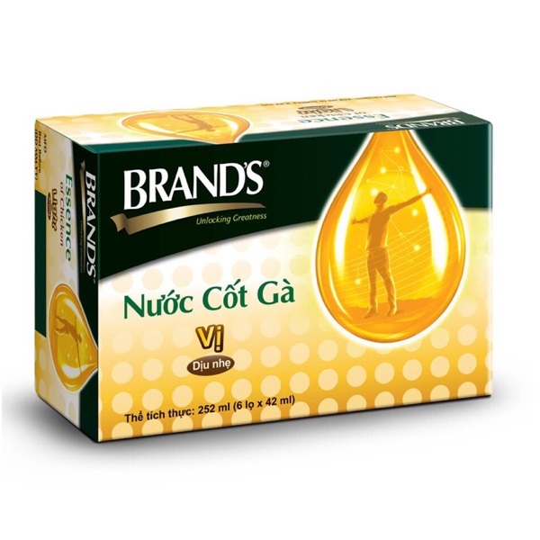 Combo 6 Nước Cốt Gà Vị Dịu Nhẹ Brand's 42Ml