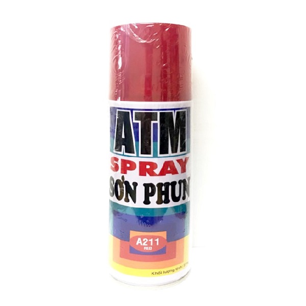 Sơn Xịt Atm Thường A211 Đỏ