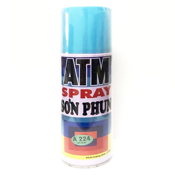 Sơn Xịt Atm Thường A224 Xanh Da Trời
