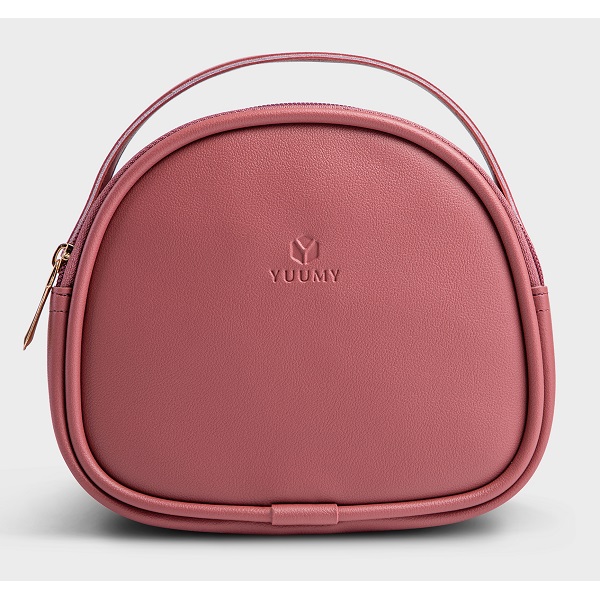 Túi Đeo Chéo Thời Trang Màu Hồng Ruốc Yuumy Yn42Hr (Store 5703)