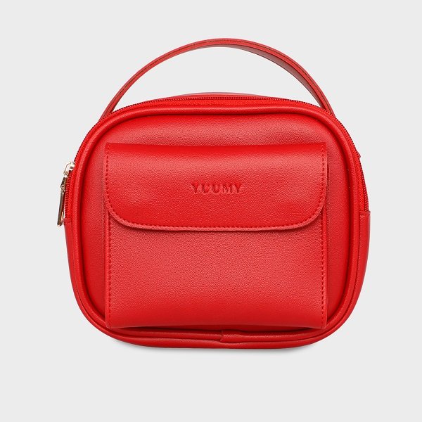 Túi Đeo Chéo Thời Trang Màu Đỏ Yuumy Yn44Do (Store 5703)