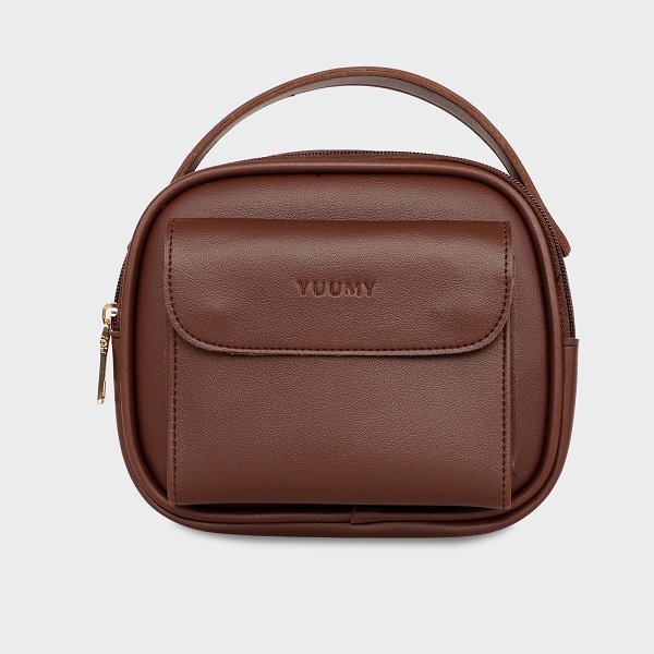 Túi Đeo Chéo Thời Trang Màu Nâu Yuumy Yn44N (Store 5703)