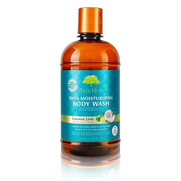 Dầu Tắm Tree Hut Shea Moisturizing Body Wash Coconut Lime 502Ml Làm Sạch Dưỡng Ẩm Và Trẻ Hóa Da