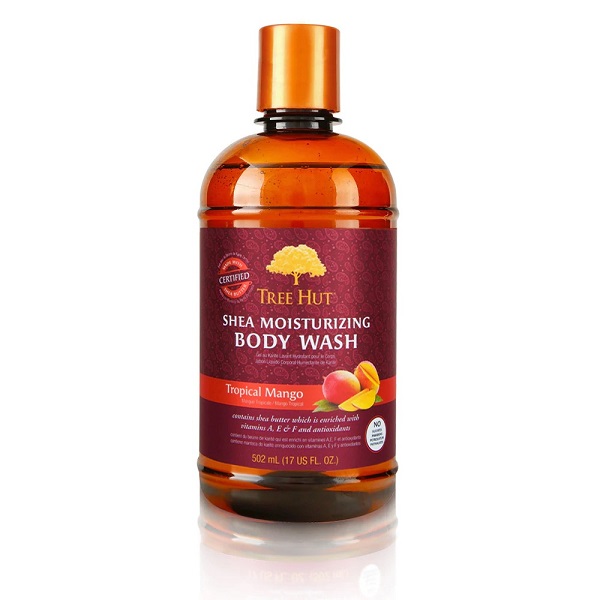 Dầu Tắm Tree Hut Shea Moisturizing Body Wash Tropical Mango 502Ml