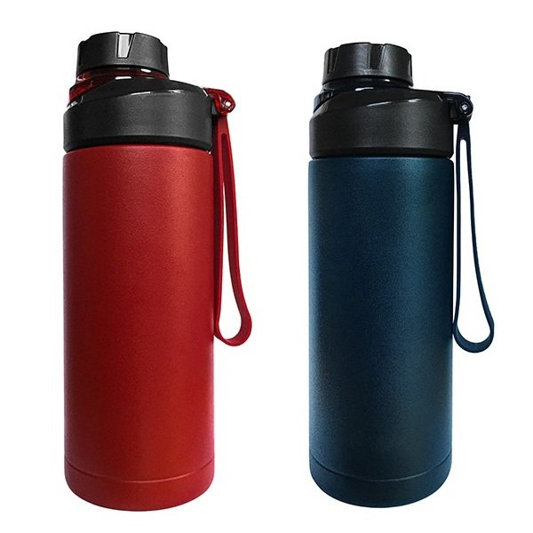 Bình Giữ Nhiệt Inox 304 Kimscook - Navy/Red