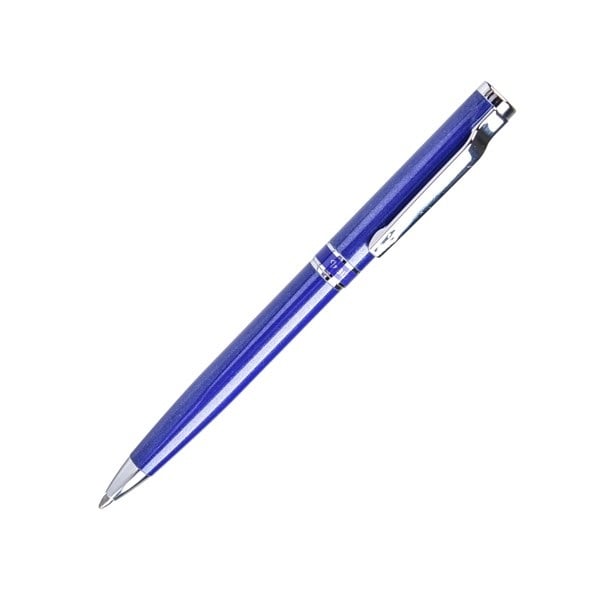 Bút Bi Biz - 12 Mực Đen - Cán Xanh Đậm