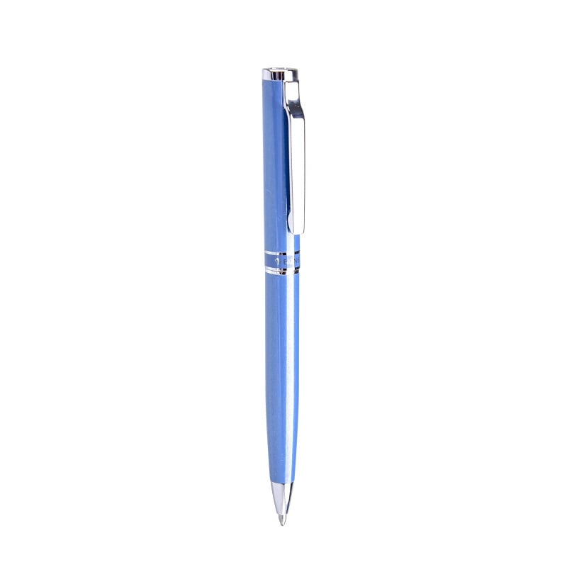 Bút Bi Biz - 12 Mực Xanh - Cán Xanh Nhạt