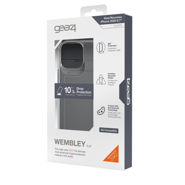 Hình ảnh Case Gear4 D3O Wembley Flip IP12 Pro Max Clear 702006063 Hình ảnh Case Gear4 D3O Wembley Flip IP12 Pro Max Clear 702006063