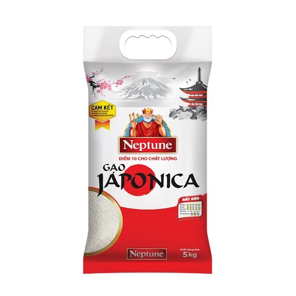 Gạo Japonica Neptune 5Kg