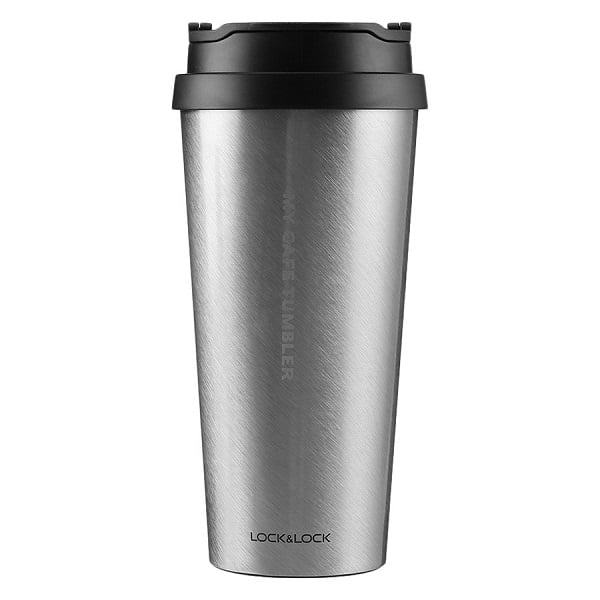 Bình Giữ Nhiệt Thép Không Gỉ Lock&Lock Clip Tumbler 540Ml Lhc4151Slv Bạc